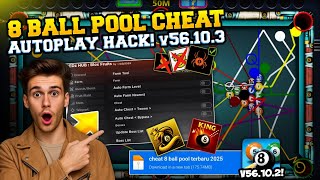 AUTOPLAY!🥶 CHEAT 8 BALL POOL TERBARU 2025 NEW UPDATE GARIS PANJANG FREE AIM TOOL ANTI BANED