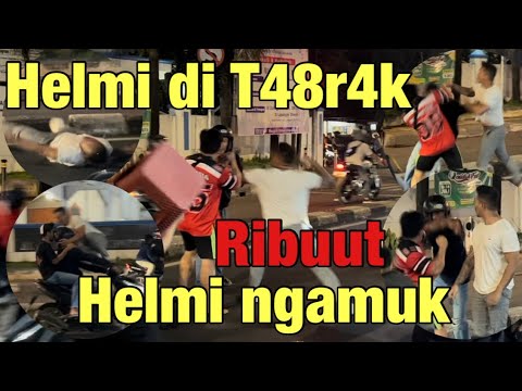 Tertib lalulintas pasarminggu || helmi NG4mUk || di t4br4k motor || inT3L datang