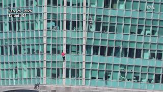 Highlights: Alex Honnold’s free-solo climb of Taipei 101