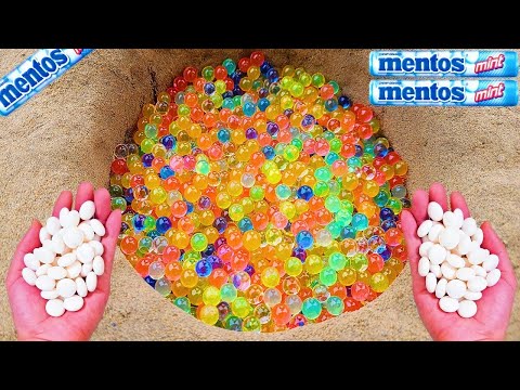 How to make Rainbow toothpaste with Orbeez, Chupa Chups, Fanta, Coca-Cola vs Mentos & Popular Sodas