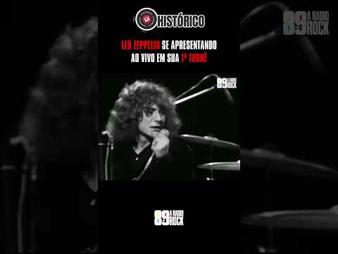 LED ZEPPELIN SE APRESENTANDO AO VIVO EM SUA 1º TURNÊ