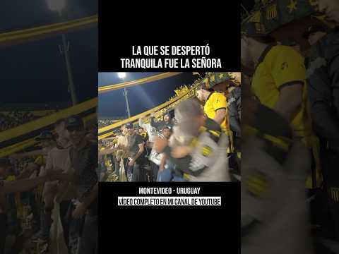 Excelente gestión de las emociones en la BARRA de PEÑAROL.#Peñarol #uruguay #futbol