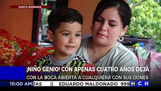 Niño genio de Santa Bárbara nos muestra sus increíble dotes con tan solo 4 años