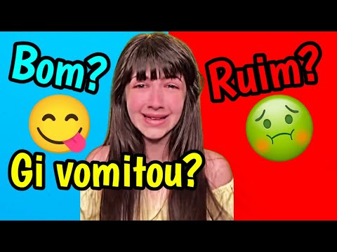 GIOVANNA ALPARONE EXPERIMENTANDO CHOCOLATE! É BOM OU RUIM?