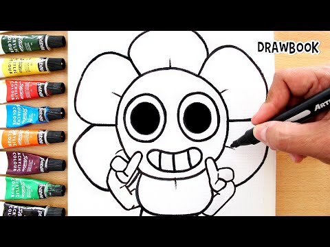 How to Draw & Paint DANDY from Dandy's World on Canvas (8x12 in) with Acrylics