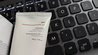 Pharmacology Minimalist Sunscreen SPF50 PA++++ real review skin dermatology