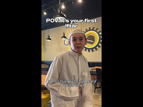 POV: It's your first iftar