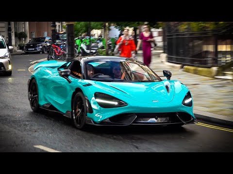 Supercars in London September 2024 - #CSATW650 [McLaren 765LT, Ford GT, Purosangue, 992 GT3RS, 675LT