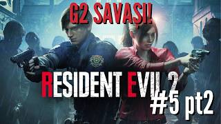 TEK HAMLEDE AŞAĞI UÇURDUK! (Resident Evil 2 5.bölüm Part2)#residentevil2remake #leonkennedy