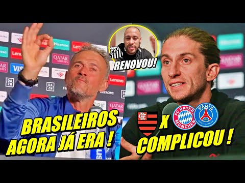 TÉCNICO DO PSG MANDA RECADO AOS BRASILEIROS ! FLAMENGO PEGA BAYERN E PSG | NEYMAR RENOVA