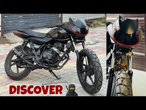 Modified Discover Bike 🥷🔥Head Light + Roots Horn Modified 📣 #modification