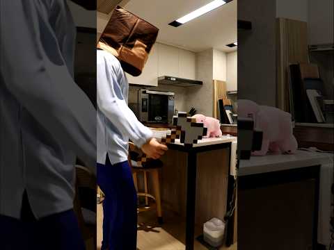 Hunting Minecraft Pig