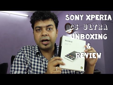 (ENGLISH) Sony Xperia C5 Ultra India Unboxing, Hands on Review, Features, Camera and Overview
