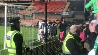 Hibs take a win against Dundee utd (3-1), incredible scenes of full time (pt1)