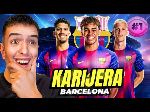 ZAPOČINJEMO NOVU KARIJERU SA BARCELONOM! NAPADAMO TRIPLETU! FC25