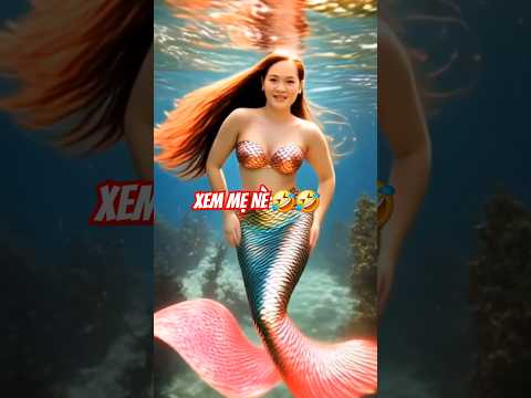 Xem mẹ bơi nè 🤣🤣