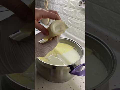 5 litre sütten bir kilo kaymak alınan yöntem sizlerle #pratiktarifler #tarif
