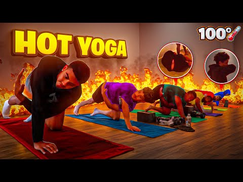 Taking The HARDEST Hot Yoga Class (feat. YDN)