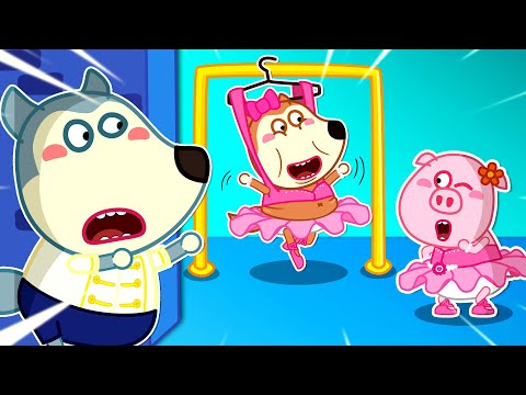 Lucy learns ballet? - Funny Stories for Children | Kids Cartoon 🌎 Wolfoo World