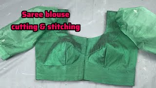 saree blouse cutting and stitching