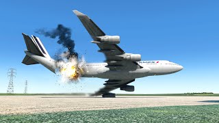 🔴LIVE Boeing 747 Along the River Gone Wrong | X-PLANE 11