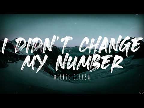Billie Eilish - I Didn’t Change My Number (Lyrics)