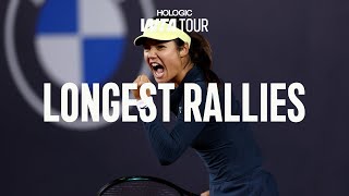The LONGEST Rallies in 2025 | WTA Highlights
