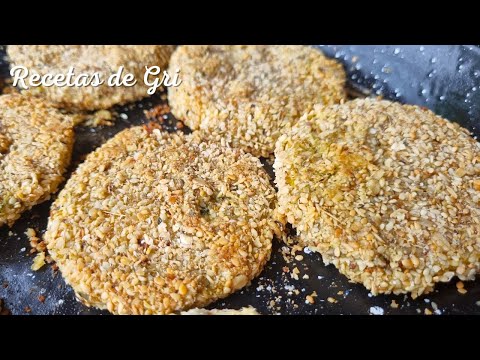 ❌Sin CARNE Milanesas de CALABAZA Almuerzo Ligero y Saludable - Recetas de Gri