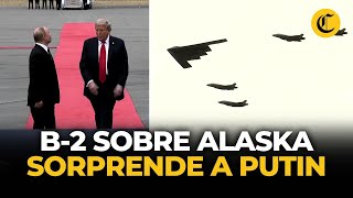 Así reaccionó Putin cuando el B‑2 sobrevoló su llegada a Alaska | El Comercio