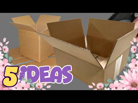 5 BEST CARDBOARD BOXES IDEAS YOU WANT TO MAKE WHEN YOU'RE AT HOME !