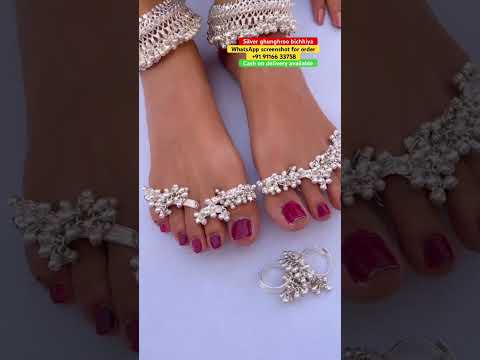 New designer beautiful silver bichhiya with 67% discount on instant order #shortsfeed #shotrs