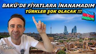 İşte Azerbaycan'daki İlk Günüm - Bakü'de Fiyatlara İnanamadım !!!