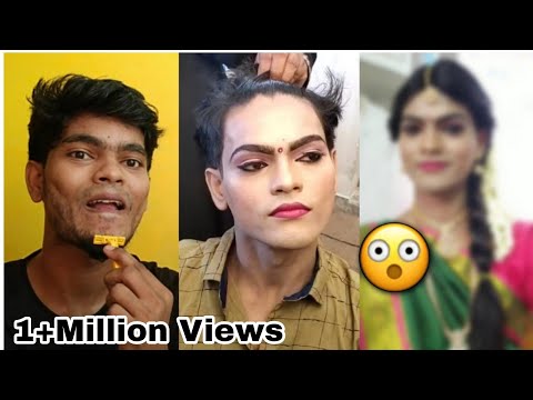SHOCKING 😳😳 | Men in Lady Getup 🔥🔥 |  Boy to Girl Makeup Transformation | govinds thought