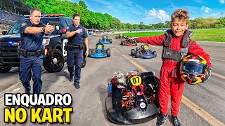 ele ANDOU de KART fora do BRASIL e CHAMARAM a P0L!CIA 