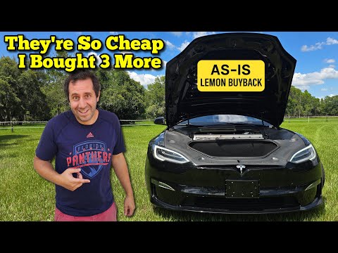 My Cheap Lemon Tesla was Too Easy to Fix! So I bought 3 More Dealer Rejects...