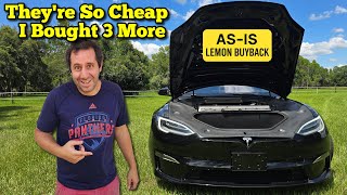 My Cheap Lemon Tesla was Too Easy to Fix! So I bought 3 More Dealer Rejects...