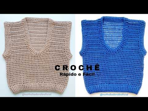 Blusa de Crochê Passo a passo completo