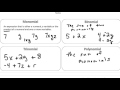 Classifying Different Types of Polynomials