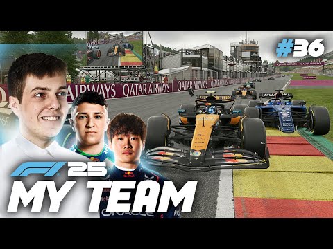 DRAMA AT EAU ROUGE! F1 25 My Team Career | S2 R13 Belgian GP