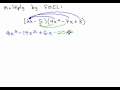 Multiplying Binomials and Trinomials Using the FOIL Method