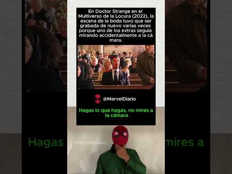 En Doctor Strange (2022), esta escena tuvo que ser refilmada varias veces #marvel