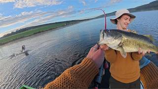 Giant South African Bass - Epic Fight! | KZN Farm Dam Fishing