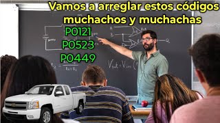 CHEVROLET SILVERADO P0121 P0449 P0513