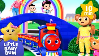 Wheels On The Train | Little Baby Bum | 🚌Wheels on the BUS Songs! | 🚌Nursery Rhymes for Kids