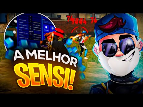 COM ESSA SENSI É FACIL! SENSI ATUALIZADA PHZIN7 DO FLAMENGO FF!! FREE FIRE