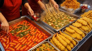 보기만 해도 군침 도는?! 한국인은 못 참는, 떡볶이, 통닭, 닭강정 시장음식 TOP23 몰아보기 / korean street food