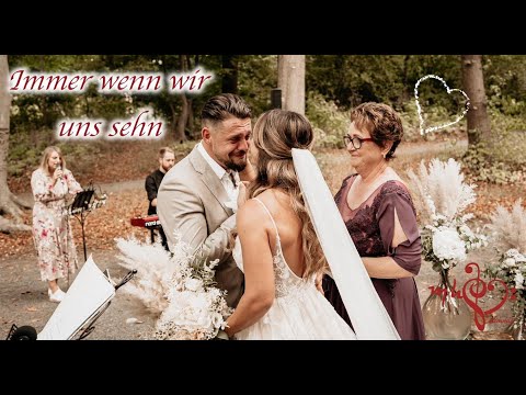 Einzug der Braut I Immer wenn wir uns sehn - LEA [Cover] Hochzeitssängerin Michelle Kunstmann