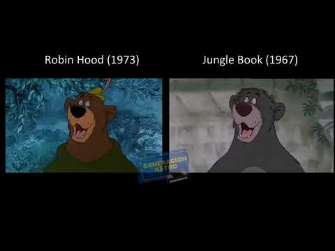 Robin Hood (1973) - Reutilizaciones de Disney