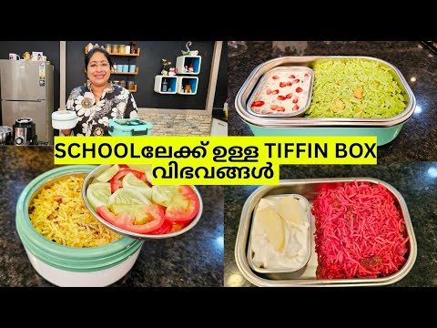 കുട്ടികൾക്ക് ഉള്ള LUNCH BOX വിഭവങ്ങൾ ആയാലോ? 3 HEALTHY TASTY TIFFIN BOX ITEMS| PINK GREEN YELLOW RICE