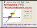 Exploring Parallel Lines and Transversals